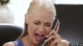 Groot tiete, ouer vrou stiefma wild naai met haar perv stiefseun