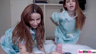 Мадами Маите Кендрик и гореща Вана Бърдо сподели с приятеля си много твърд член, преди да хардкорным секс