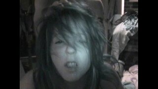 Seksi malo kurba žena MJ priti zajebal trde kot kurba s svojim fantom.